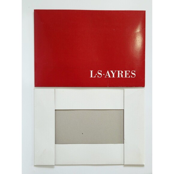 LS Ayres Gift Box Set of 4 Red White Department Store Indianapolis Indiana Macys - Picture 4 of 12